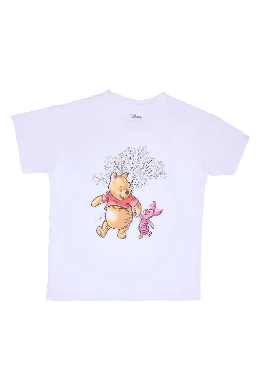 Disney Winnie The Pooh And Piglet Graphic Relaxed Tee