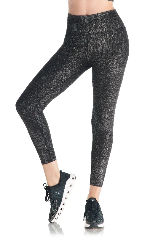 2-Tone Serpent High-Waist Leggings