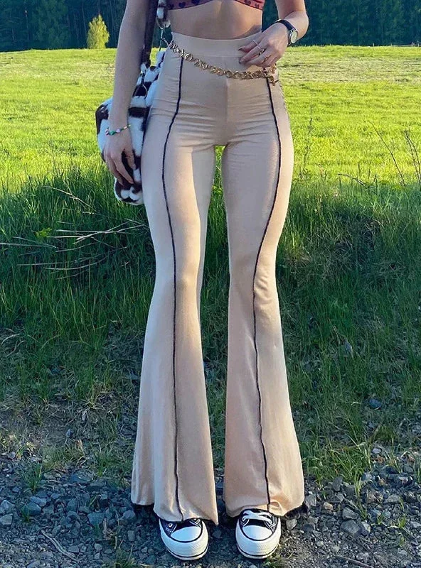 TastyHottie - HIGH WAIST HIP-LIFTING SLIM FLARED TROUSERS