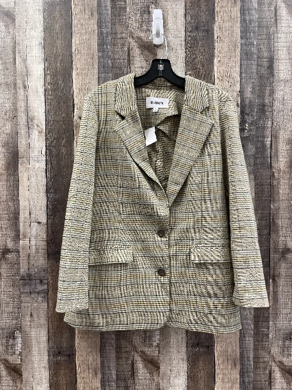 Plaid Pattern Blazer Bb Dakota, Size S