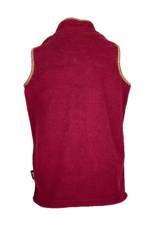 LF201 - Ladie's Fleece Gilet - RUBY