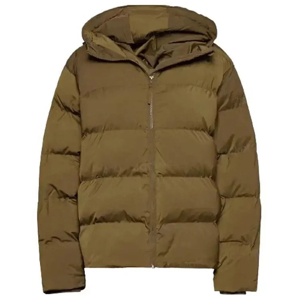 Men's Brown Puffer Jacket