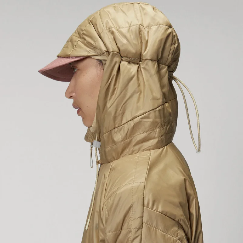 Women Yellow Parka Jacket With Hood