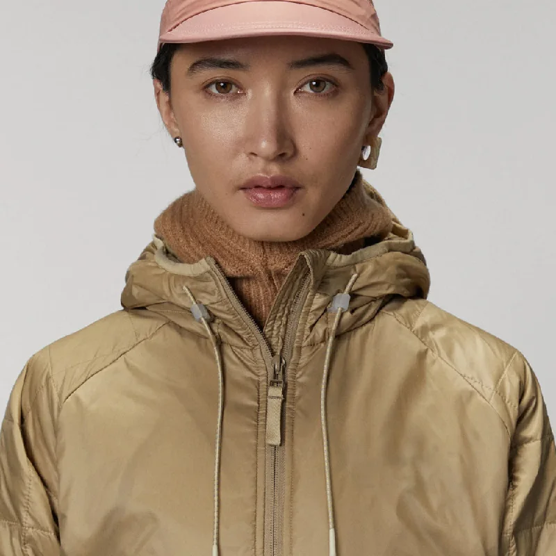 Women Yellow Parka Jacket With Hood