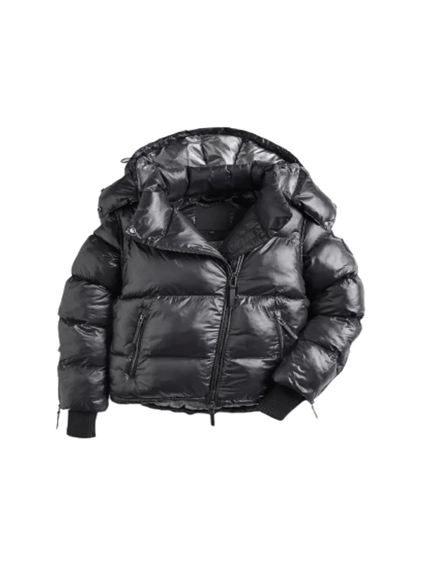 Women's Black Puffer Jacket