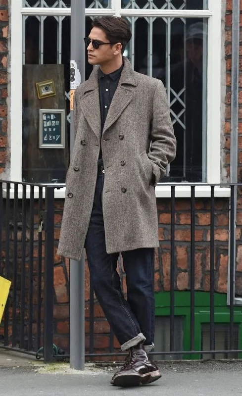 Luke Pasqualino Wool Vibrant Trench Coat