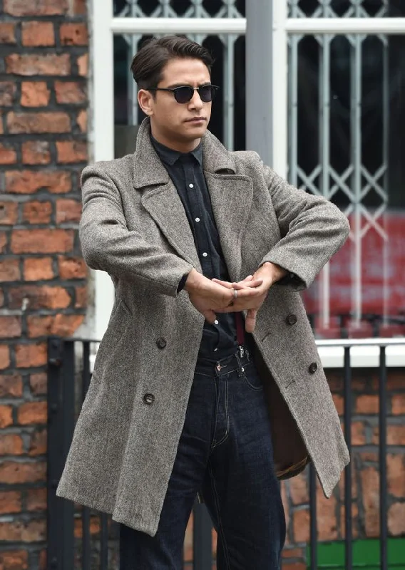 Luke Pasqualino Wool Vibrant Trench Coat