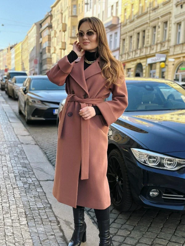 Tailored Cashmere Wool Coat