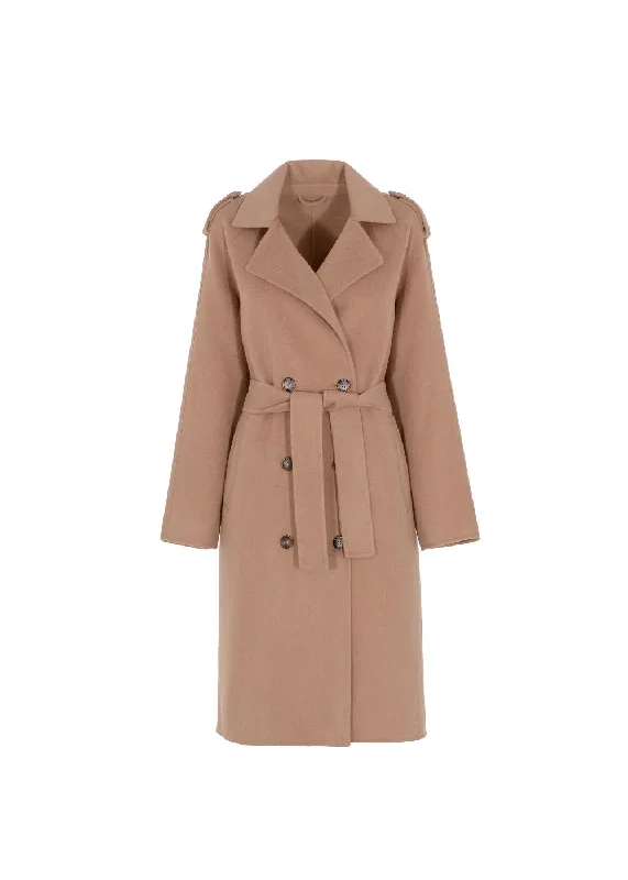 Women's Elegant Long Beautiful Wool Coat