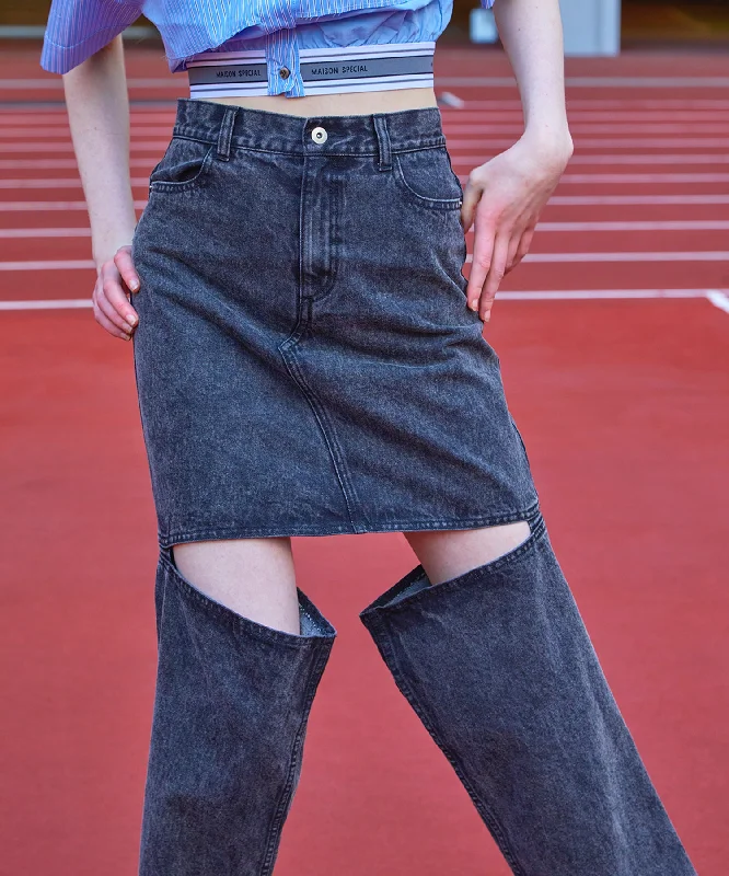 【SALE】Momo Slit Denim Pants