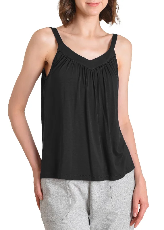 Women's Viscose Cami Pajama Top Cute Sleep Tank Top