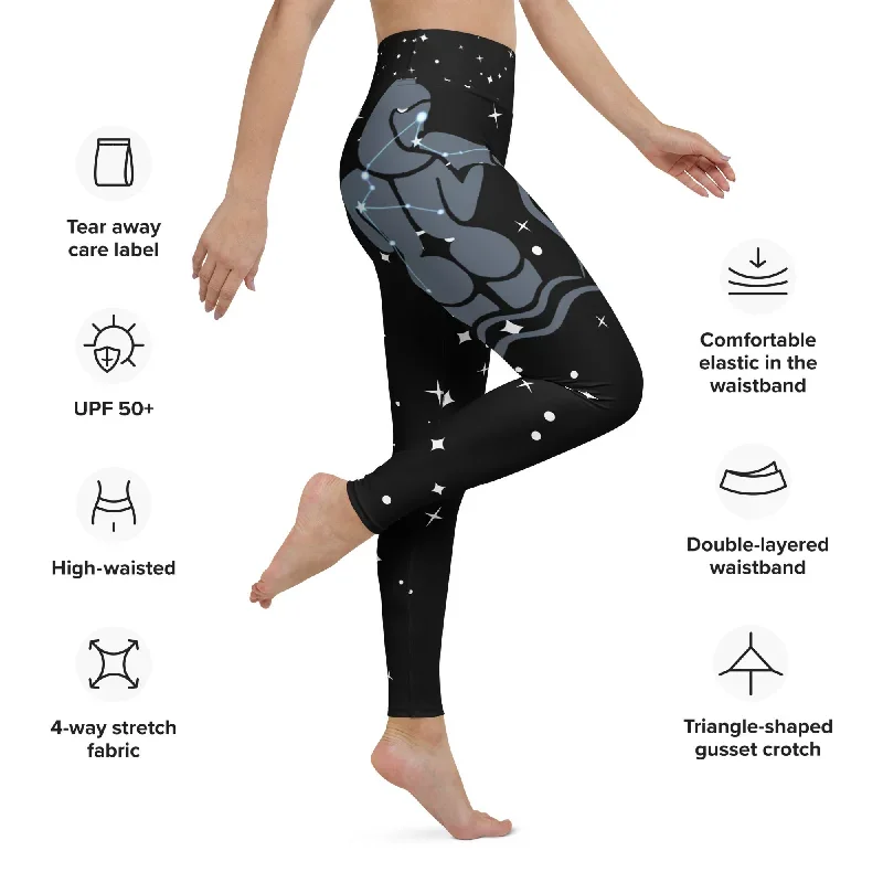 Aquarius Starry Night Yoga Pants