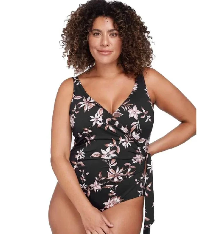 Artesands Om Sara Hayes D-DD Cup One Piece Swimsuit - Black