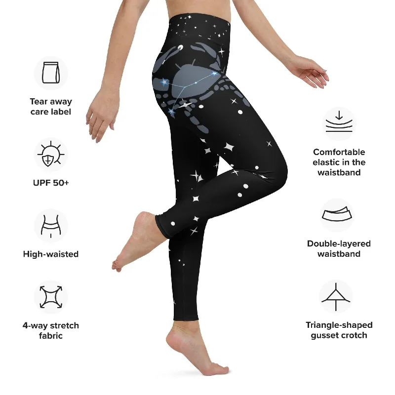 Cancer Starry Night Yoga Pants