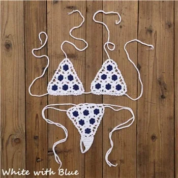 Crochet See Through Micro Extreme Mini String Bikini