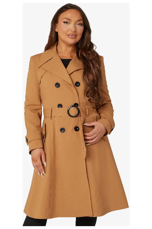 De La Creme Fashions Spring Summer Double Breasted Trench Coat