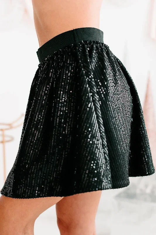 diva-days-sequin-skater-skirt-black