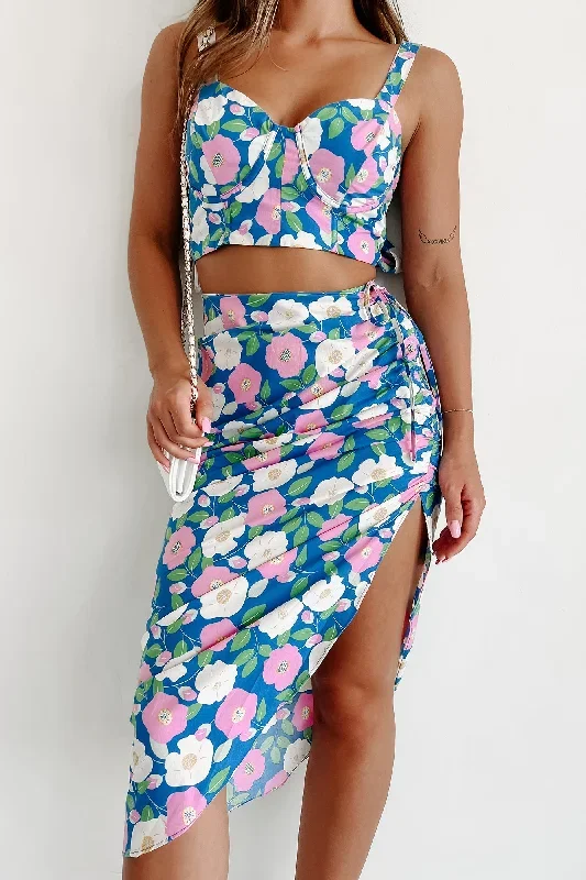 fresh-flowers-floral-print-crop-top-skirt-set-blue-pink