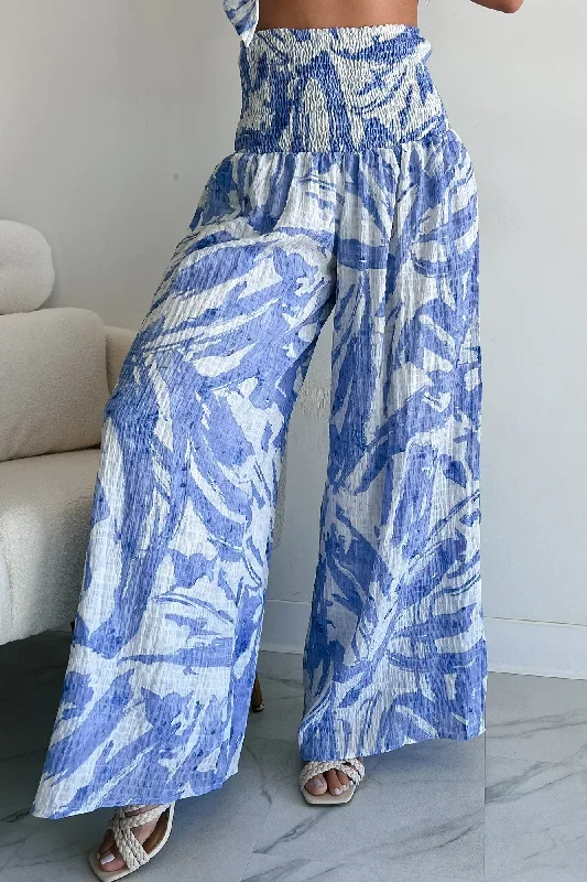 iconic-option-printed-smocked-wide-leg-pants-blue