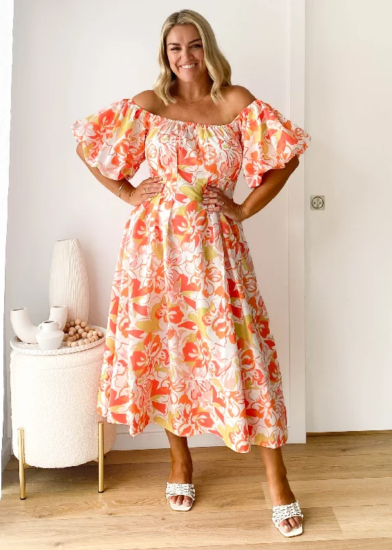 jasmyn-off-shoulder-midi-dress-mango-hibiscus