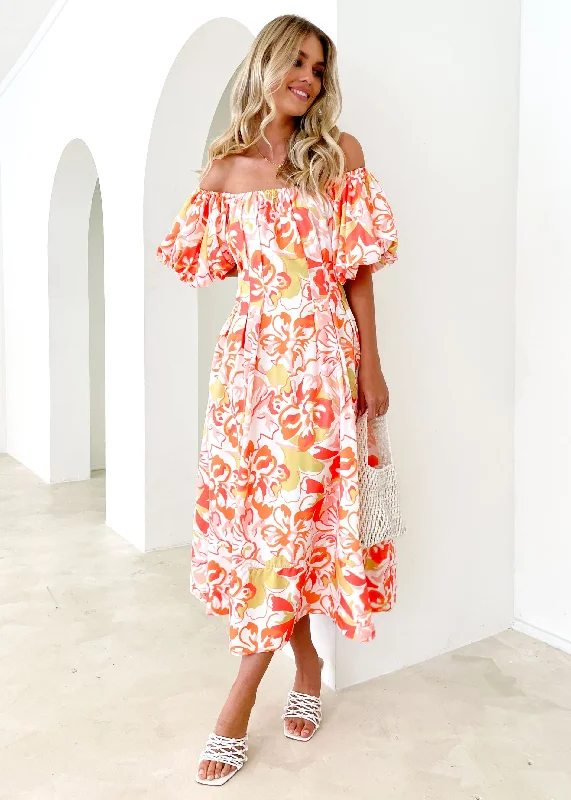 jasmyn-off-shoulder-midi-dress-mango-hibiscus