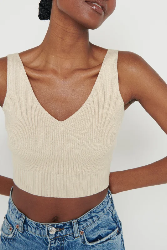 Lara Knit Top - Stone