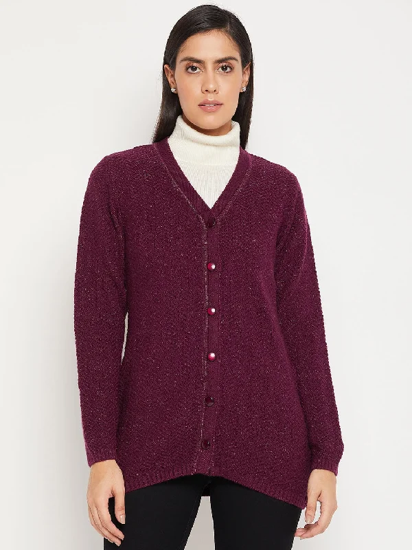 Madame  Purple Cardigan