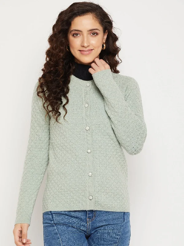 Madame  Green Cardigan