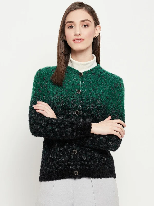 Madame  Green Cardigan