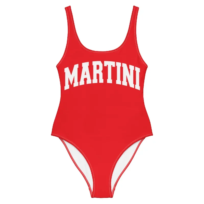 Martini Swimsuit - Racing Red