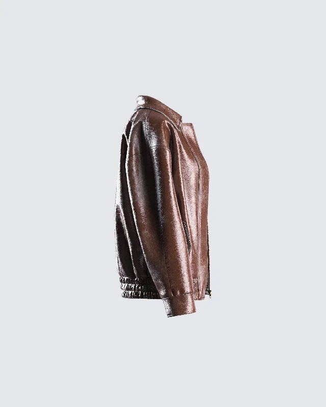 maven-brown-vegan-leather-jacket