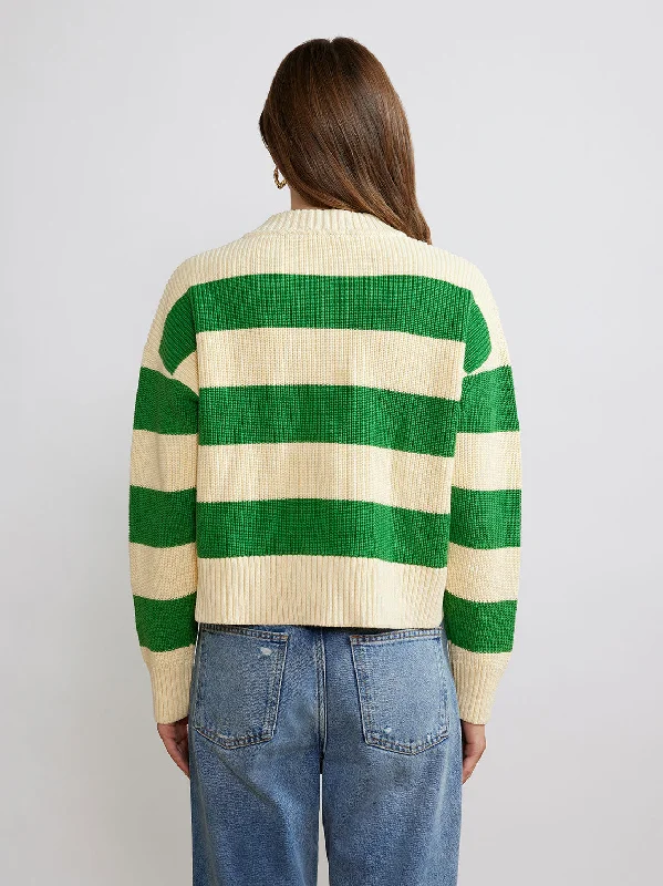 mirabel-green-stripe-knit-sweater