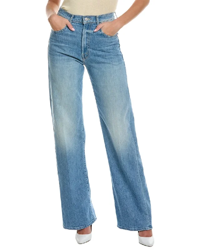 MOTHER Denim The Lasso Heel How To Talk To A Tiger Wide Leg Jean