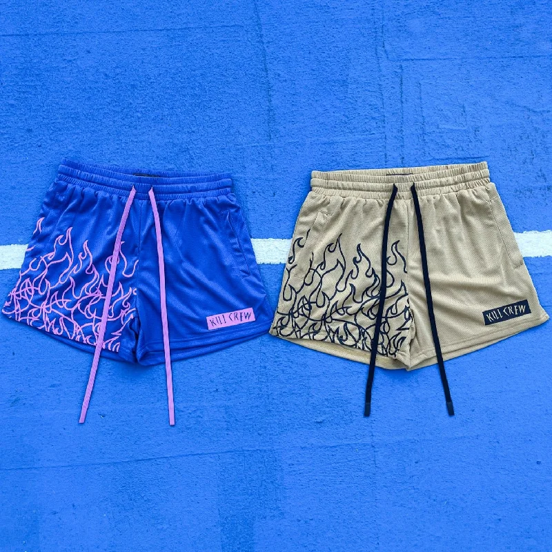 muay-thai-flame-shorts-mid-thigh-cut-sand-black