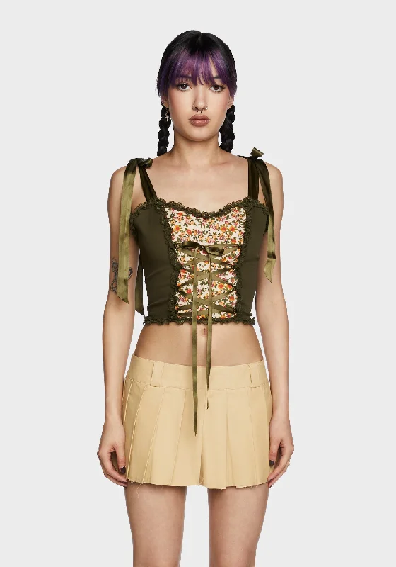 Of The Undergrowth Crop Top