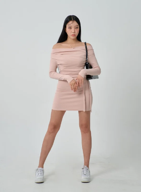 off-shoulder-waist-tie-mini-dress-ij319