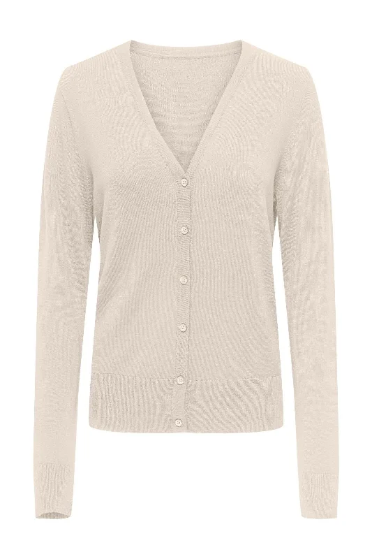 Only - Onljasmin V-Neck Cardigan Knt - 4601643 Birch