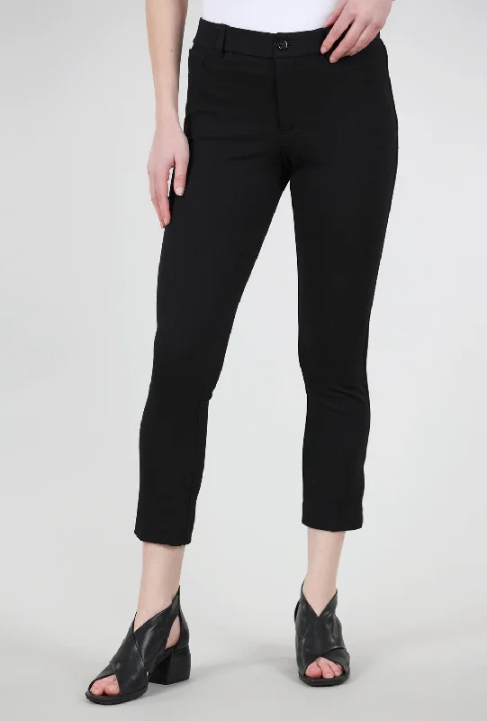 Hayes Crop Pant, Black