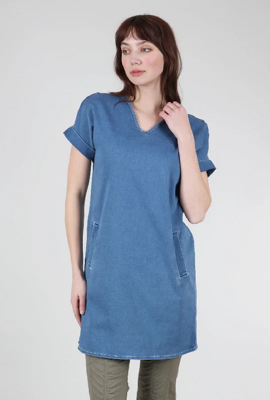 Lexi Denim Dress, Blue