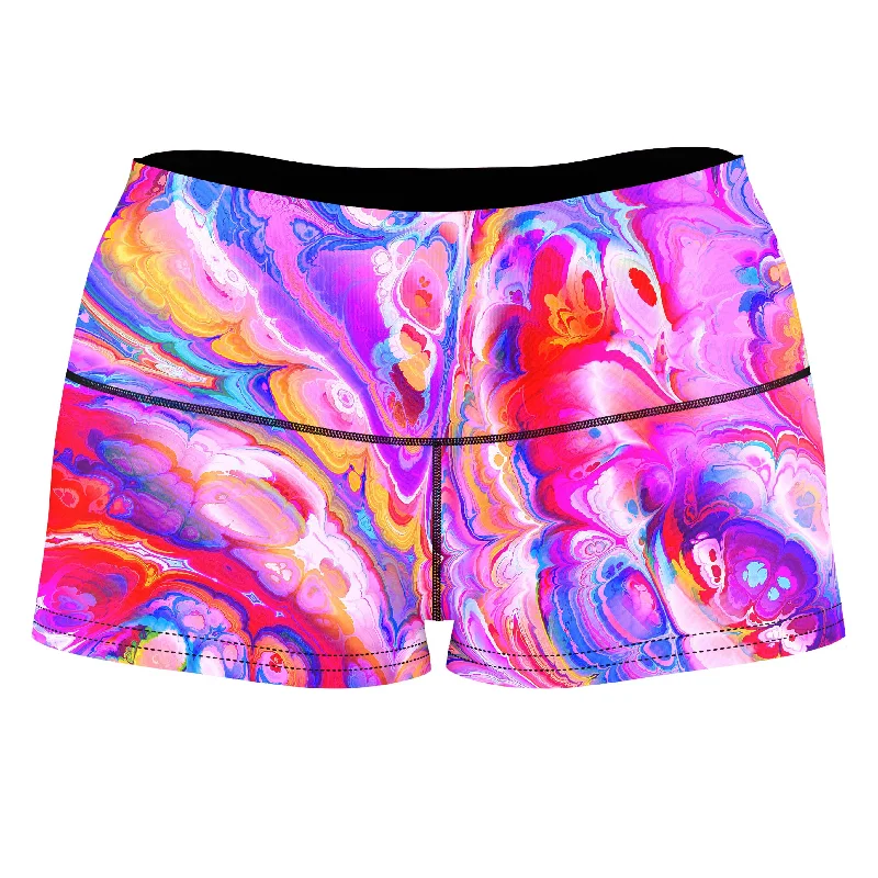 Plasma Flow High-Waisted Women's Shorts