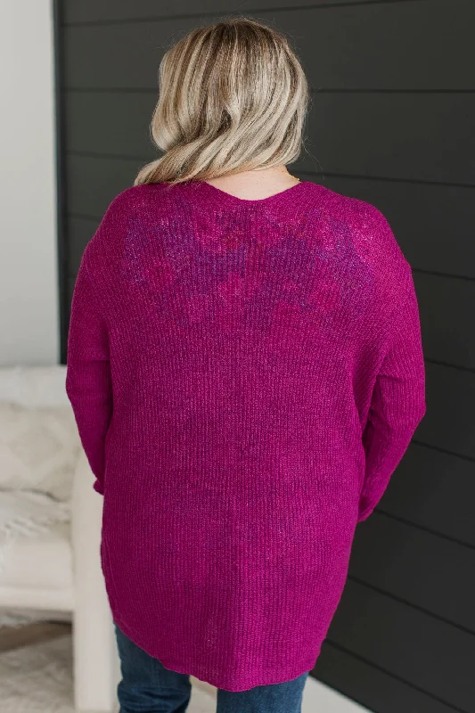 remembering-us-knit-cardigan-magenta