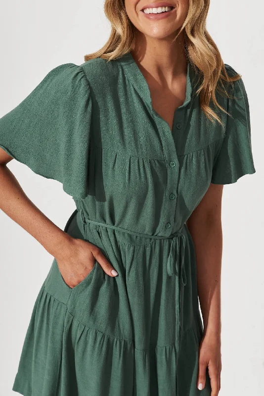 rosemary-smock-dress-in-green-linen-blend