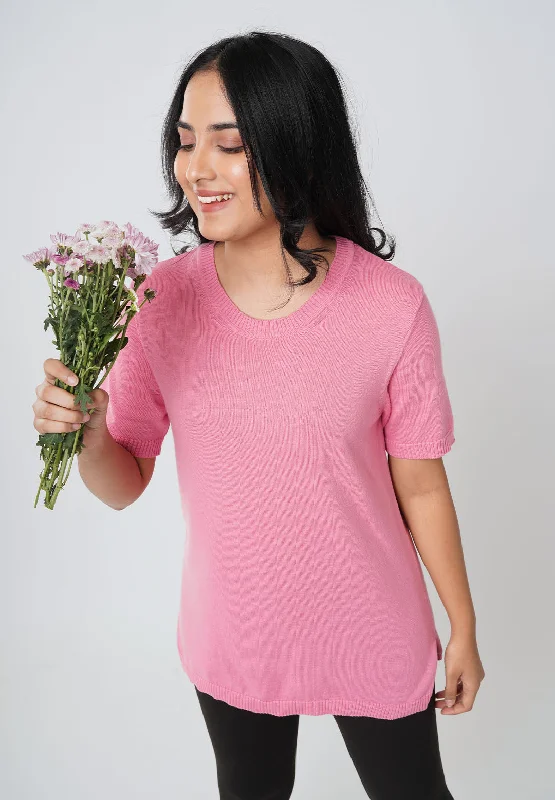 round-neck-half-sleeve-cotton-top