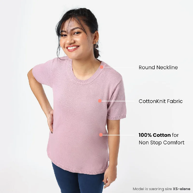 round-neck-half-sleeve-cotton-top