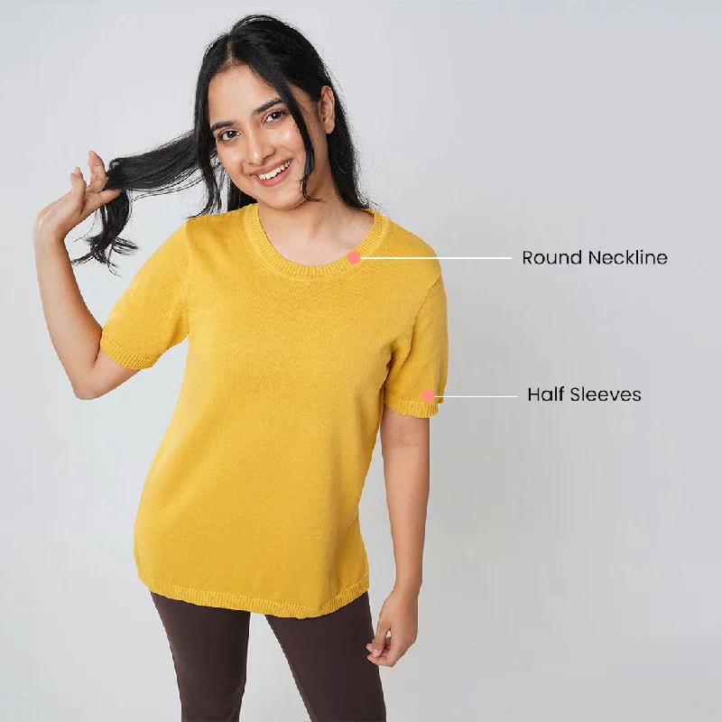 round-neck-half-sleeve-cotton-top