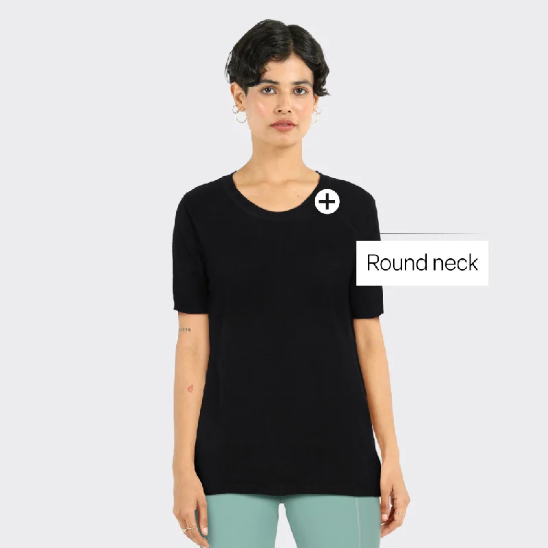 round-neck-half-sleeve-cotton-top