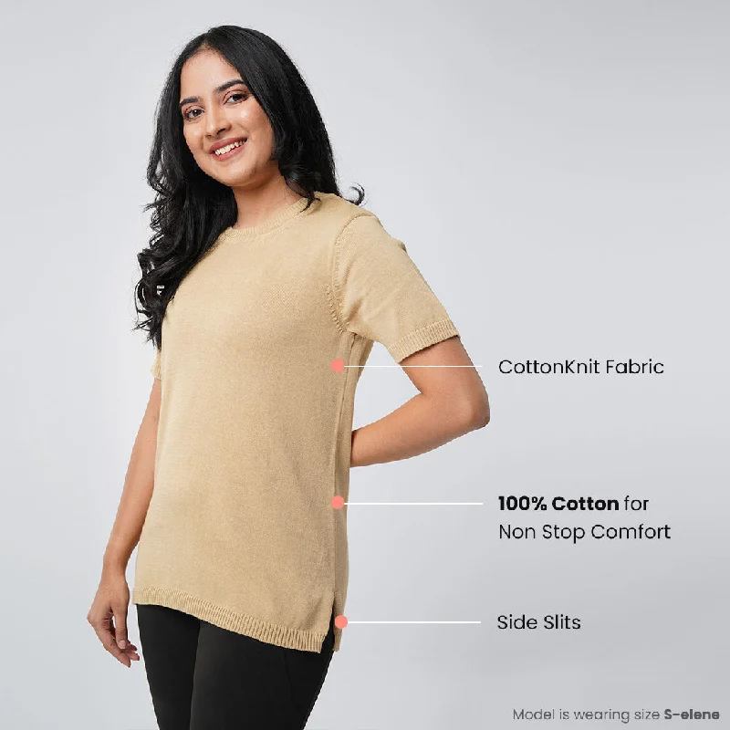 round-neck-half-sleeve-cotton-top