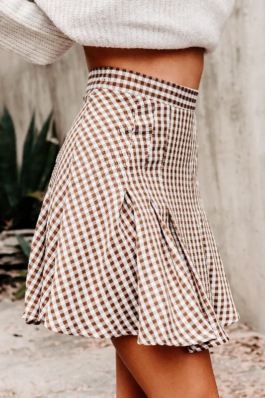 schooled-ya-gingham-flared-mini-skirt-brown