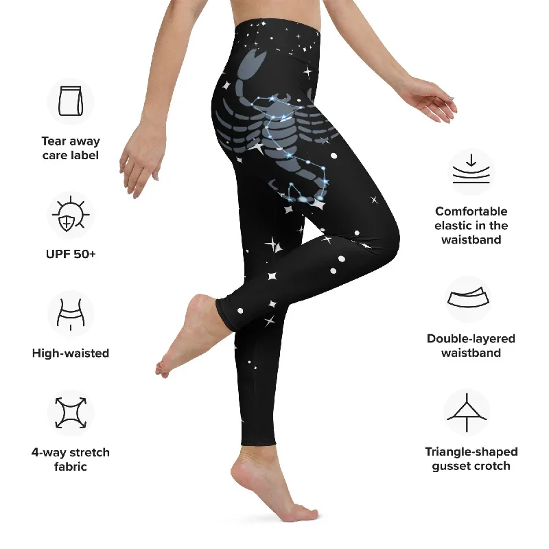 Scorpio Starry Night Yoga Pants