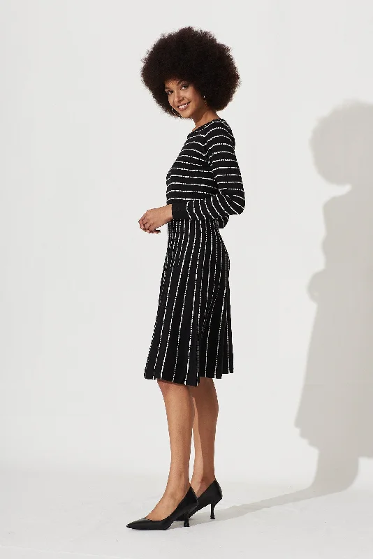 soloist-knit-dress-in-black-with-white-stripe